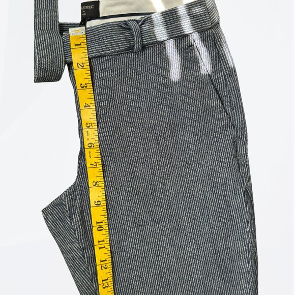 Banana Republic Avery Striped Ankle Pinstripe Pants Sz 4 Career Office Siren - Picture 5 of 8